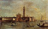 View Of The Island Of San Giorgio In Alga, Venice by Francesco Guardi